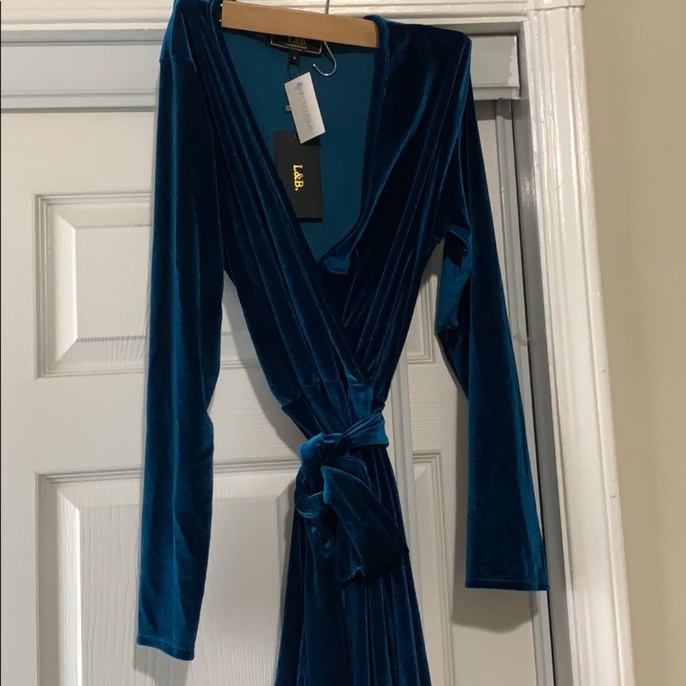 Blue Velvet dress 👗